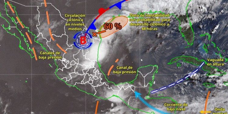 Clima en Quintana Roo con calor intenso, humedad alta y lluvias aisladas.