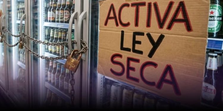 Aplicación de Ley Seca en la Ciudad de México por el partido México vs Ecuador.