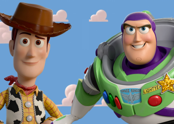 Póster de Toy Story 5 destacando su éxito en taquilla mundial en cines.
