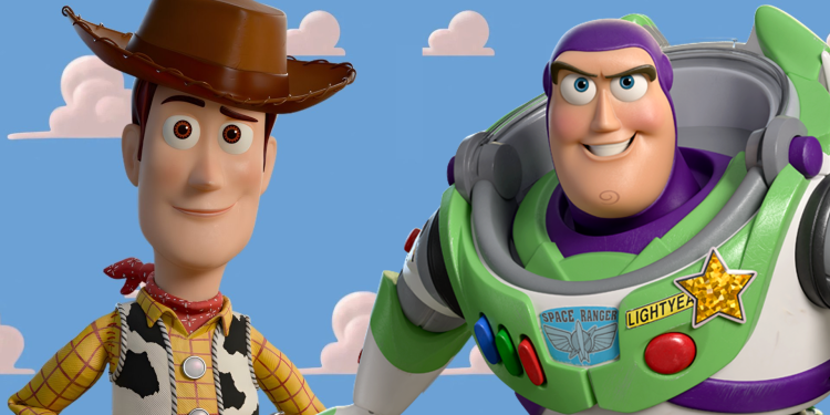 Póster de Toy Story 5 destacando su éxito en taquilla mundial en cines.