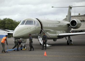 Avión presidencial de Honduras que fue adquirido por una empresa mexicana.