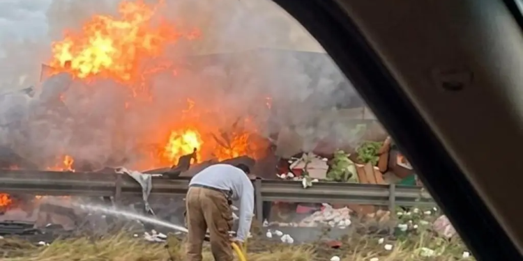 accidente en la carretera Coatzacoalcos–Cárdenas
