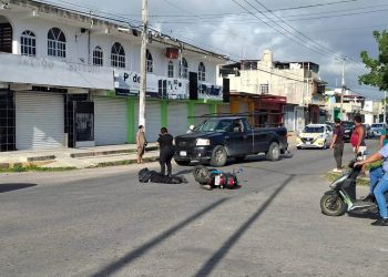 Policía Estatal atropellado en Chetumal