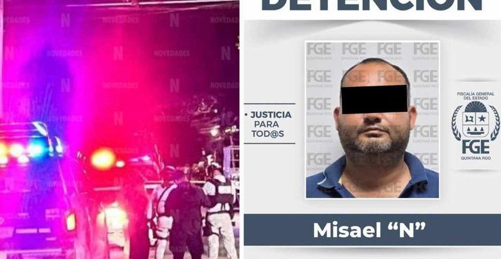 Elementos de la Fiscalía General del Estado de Quintana Roo durante las investigaciones del caso en Cancún.