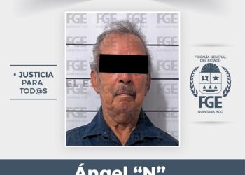 Ángel “N”, detenido por el presunto envenenamiento de dos gatos en Chetumal.