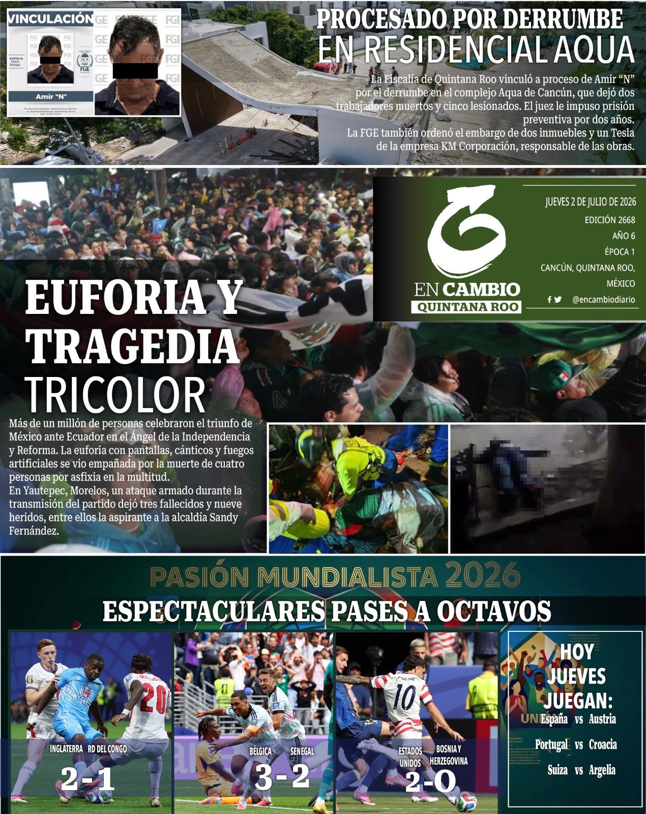 contra portada en cambio qroo 2 julio 2026 contra portada en cambio qroo 2 julio 2026