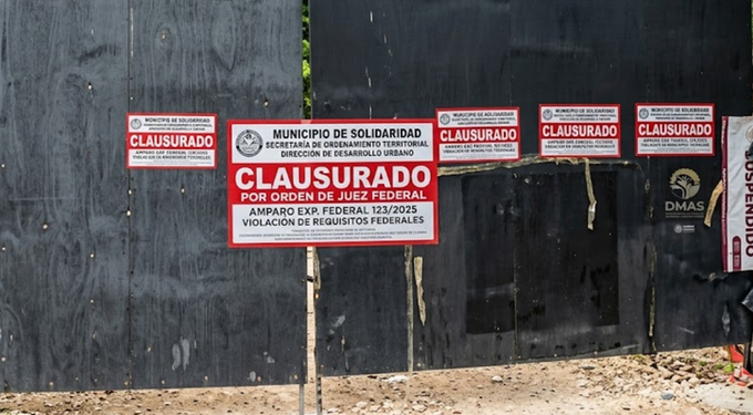 desarrollo inmobiliario Macondo clausurado