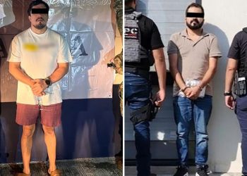Fichas de los presuntos líderes criminales detenidos durante operativos en Yucatán y Nayarit