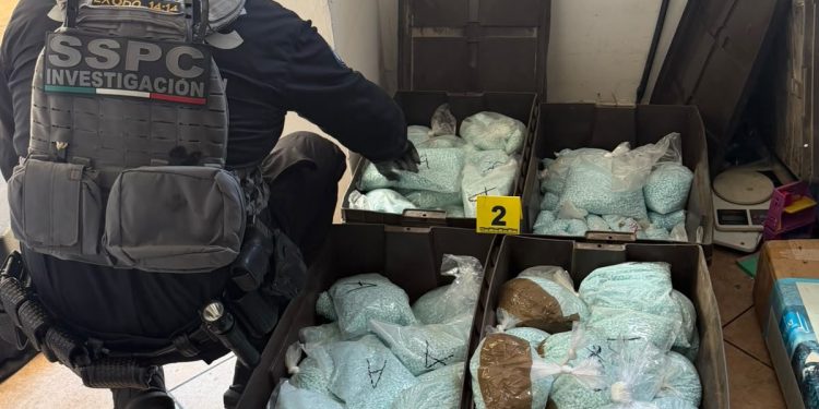 México y DEA aseguran 120 kg de fentanilo