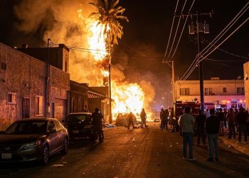 Coche bomba contra comandancia de Ojo Caliente