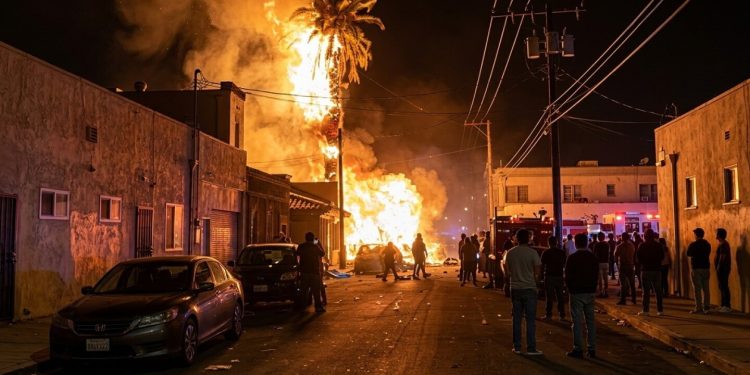 Coche bomba contra comandancia de Ojo Caliente