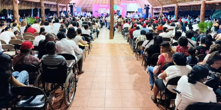 Rafa Marín llama en Playa del Carmen a cerrar filas en defensa de la transformación y la soberanía