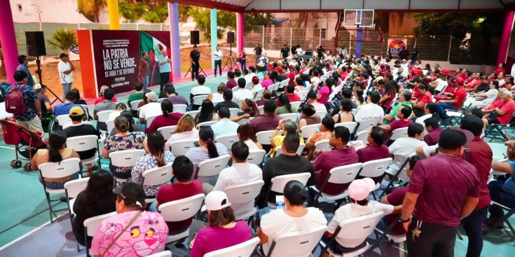 Rafa Marín llama en Isla Mujeres a defender la soberanía y fortalecer la Cuarta Transformación