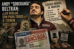 Andy López Beltrán ante cuestionamientos políticos sobre los criterios internos de Morena rumbo a las elecciones de 2027.