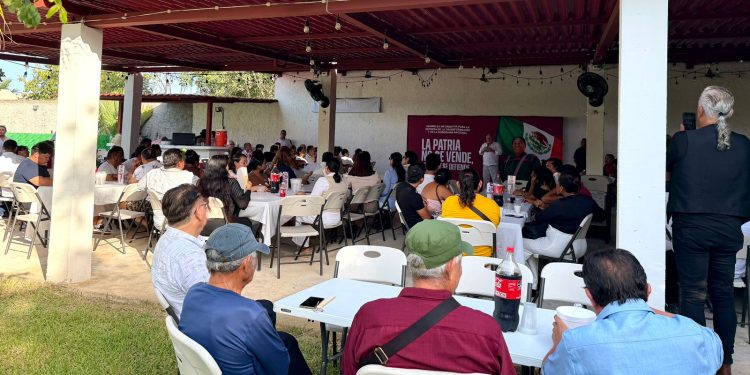 Rafa Marín llama en Rancho Viejo a defender la soberanía y la transformación de México