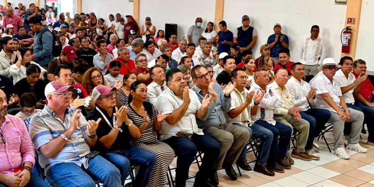 Rafa Marín fortalece el llamado a defender la Transformación y la soberanía nacional en Puerto Morelos