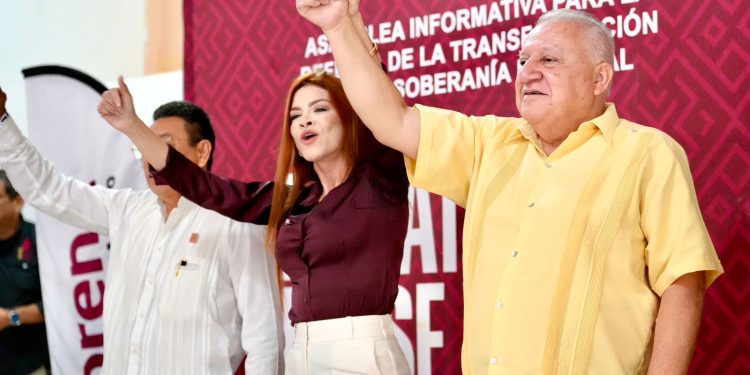 Rafa Marín fortalece el llamado a defender la Transformación y la soberanía nacional en Puerto Morelos