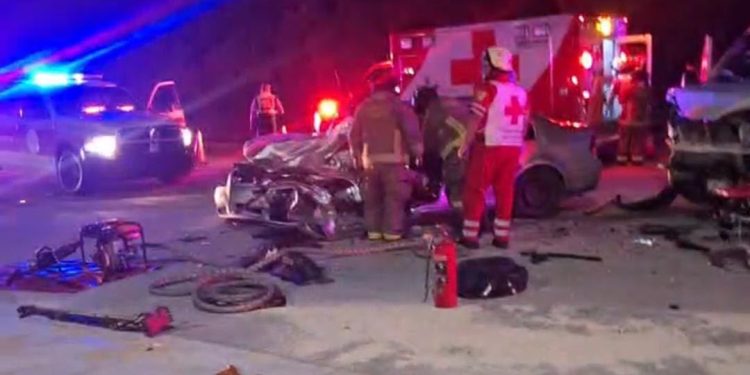 Lesionados en choque en el libramiento Mérida-Cancún
