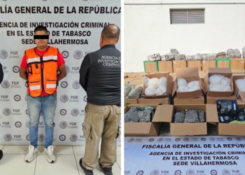 Caen más de 1.5 toneladas de droga en Tabasco vinculan a proceso a sujeto que intentó sobornar a federales
