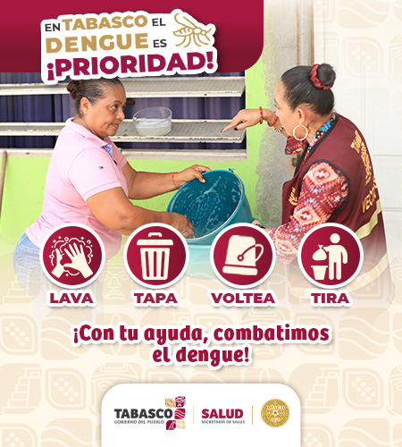 En Tabasco el dengue es prioridad