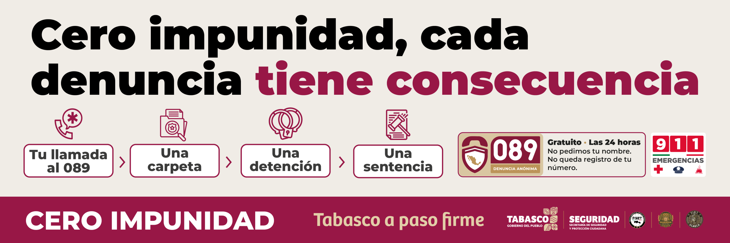 Cero impunidad