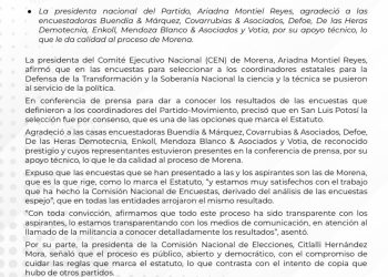 Ya podrán registrarse los aspirantes a coordinaciones distritales federales por  Morena