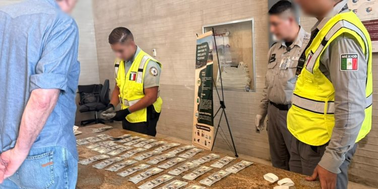 omisión de declaración de dinero